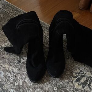 Steve Madden Roxana Black Heeled Boots